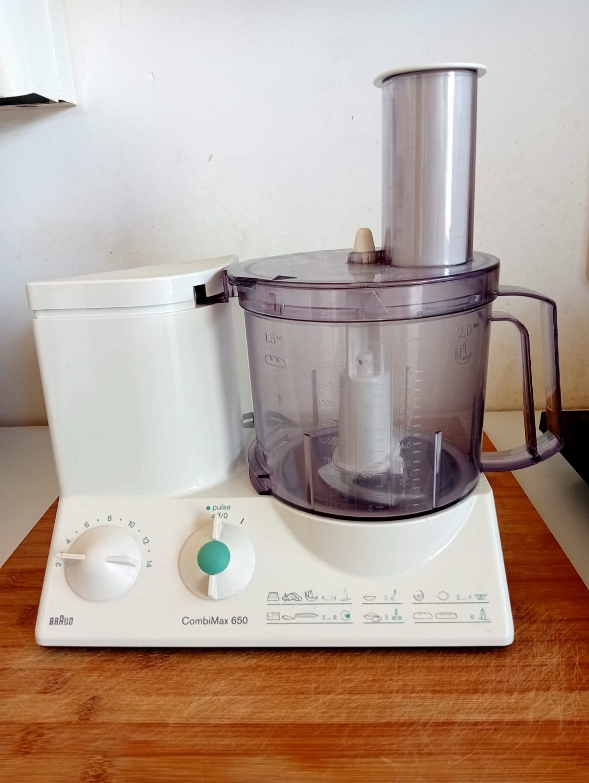 Braun CombiMax 650 Keukenmachine - Duitse kwaliteit, Witgoed en Apparatuur, Keukenmixers, 1 tot 2 liter, Ophalen, Gebruikt, 3 snelheden of meer