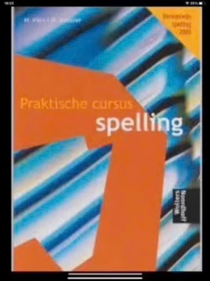 Praktische cursus spelling - Wolters Noordhoff, Boeken, Studieboeken en Cursussen, Gelezen, H. Veldman, Ophalen of Verzenden, MBO