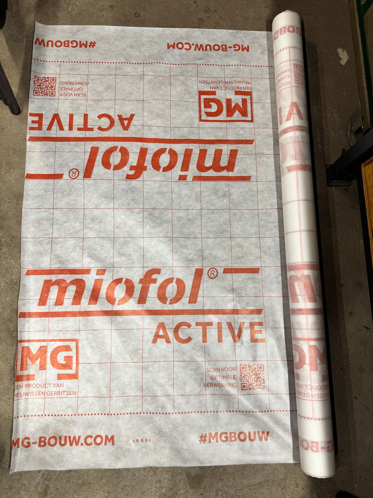 Miofol Active damp-open folie - Nieuw, Doe-het-zelf en Verbouw, Ophalen, Nieuw, 15 m² of meer, Folie