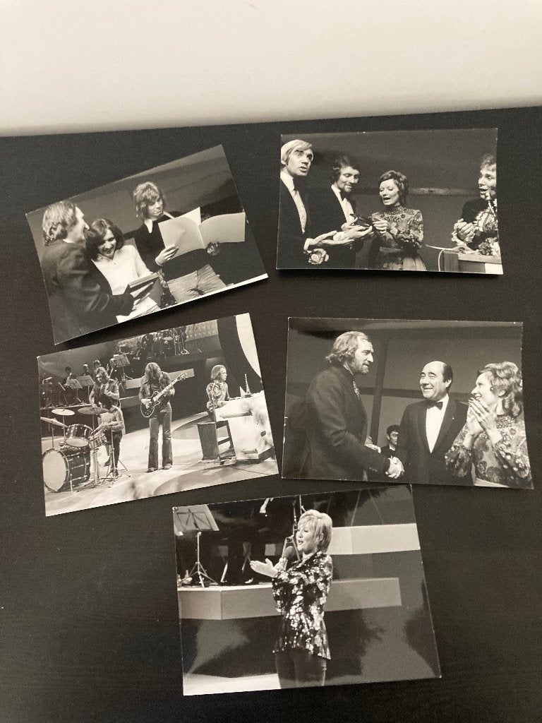 Foto's Grand Prix RTL met diverse artiesten, Verzamelen, 1980 tot heden, Foto, Ophalen of Verzenden, Zo goed als nieuw