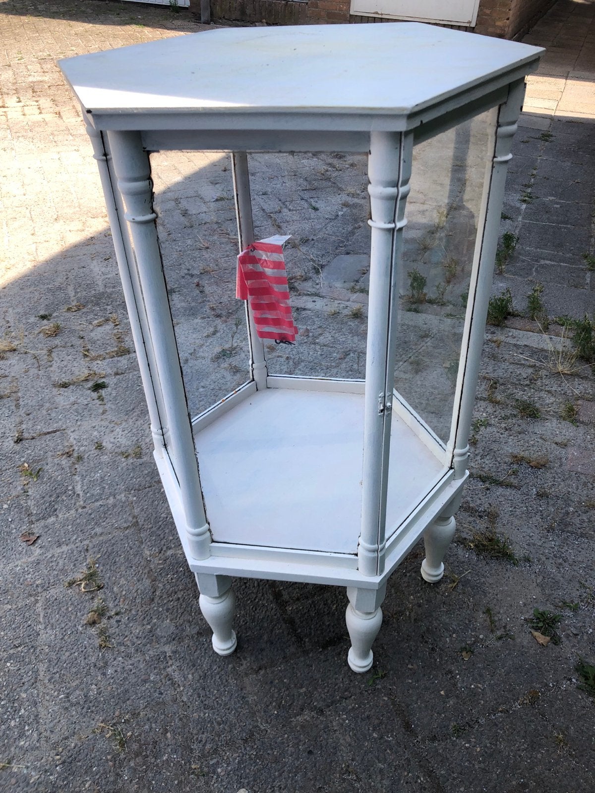 Mooi vitrinekastje, 90x57x49,5 cm, Huis en Inrichting, Kasten | Vitrinekasten, Ophalen, Gebruikt, 50 tot 100 cm, Glas