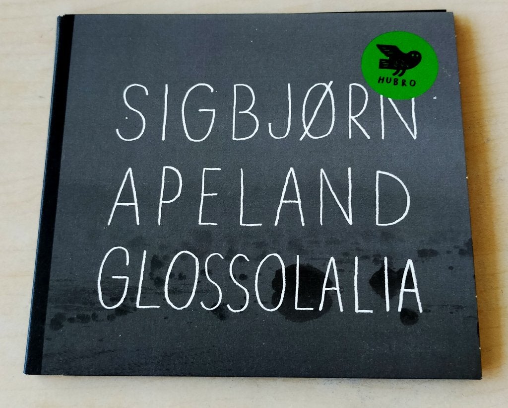 Sigbjorn Apeland - Glossolalia CD 2011 Hubro, Ophalen of Verzenden, Zo goed als nieuw, Jazz