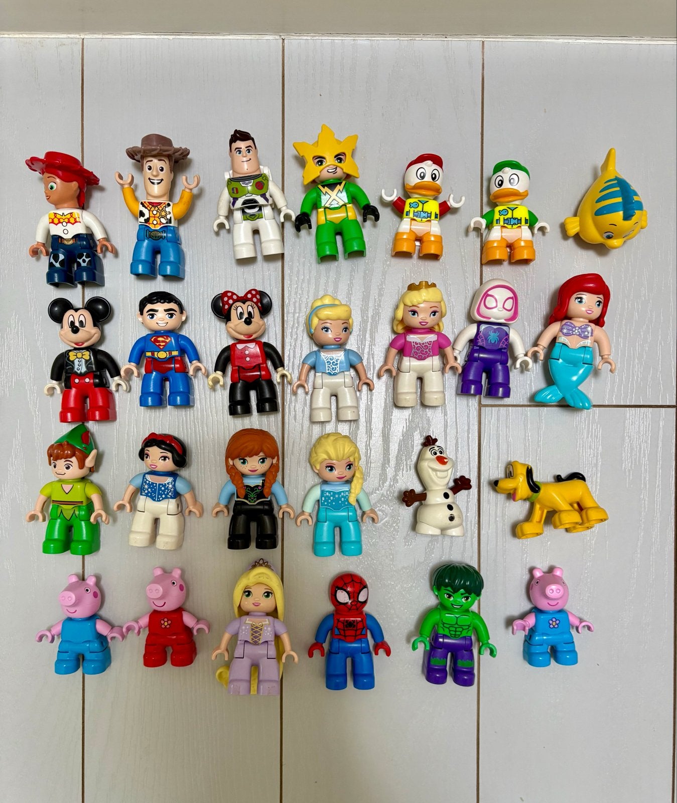 26 unieke Duplo Minifiguren - Marvel, Disney & meer!, Kinderen en Baby's, Speelgoed | Duplo en Lego, Inclusief minifiguren, Gebruikt