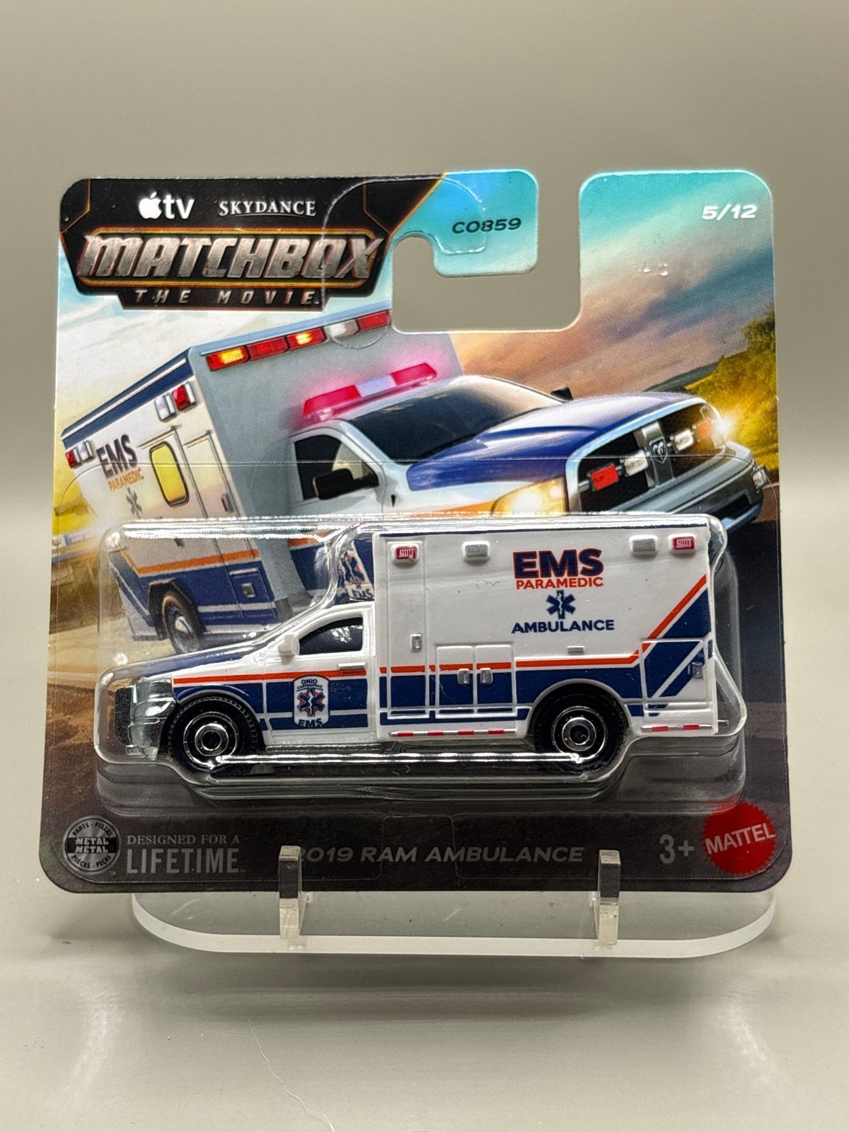 Matchbox 2019 RAM Ambulance EMS Paramedic Diecast Model, Auto, Nieuw, Ophalen of Verzenden, Mattel