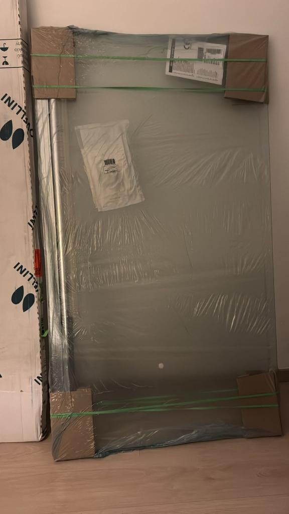 badscherm Novellini Aurora 185-1b, Ophalen of Verzenden, Nieuw, Glas, Bad