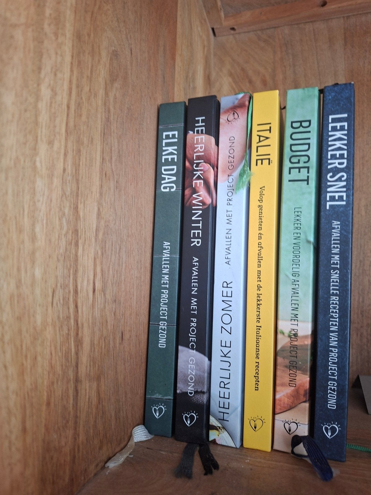 Project Gezond Kookboeken - Set van 6, Ophalen of Verzenden, Zo goed als nieuw, Italië, Gezond koken