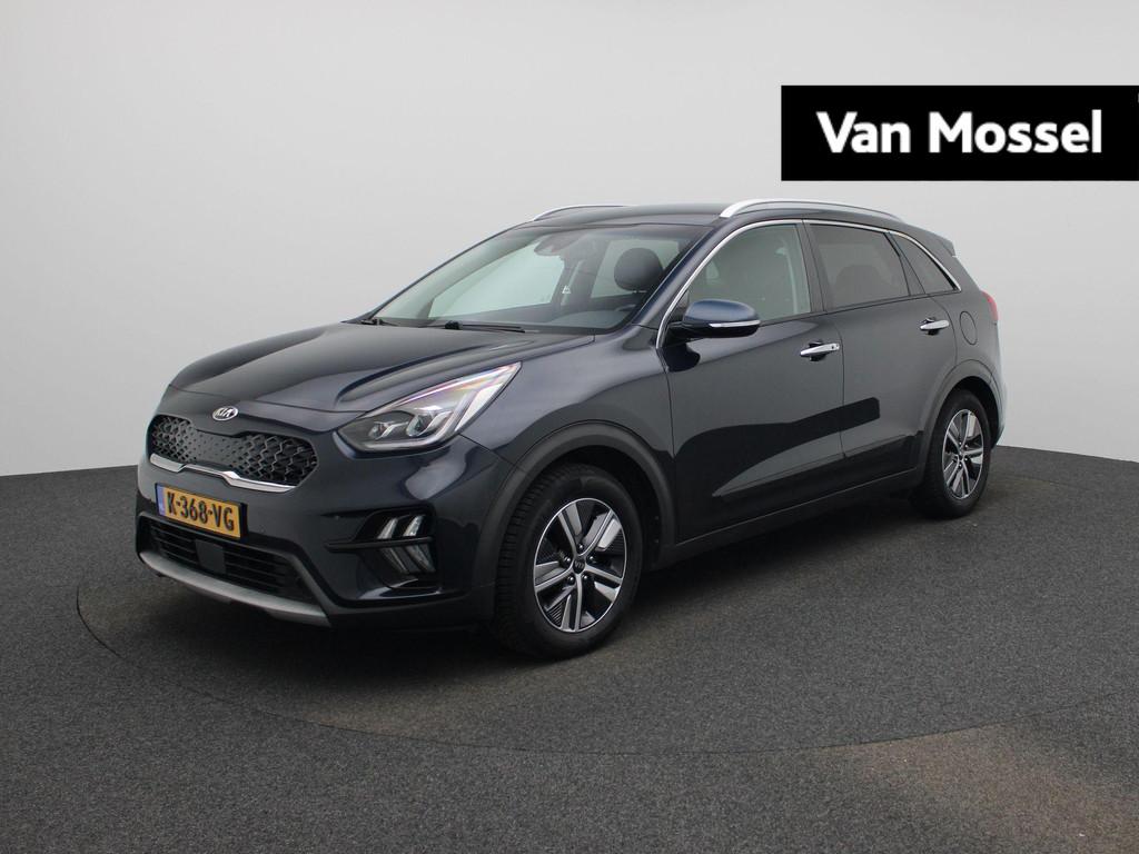 Kia Niro 1.6 GDi Hybrid DynamicPlusLine | Automaat | Lederen, Auto's, Kia, 12 maanden, Gebruikt, Euro 6, Blauw