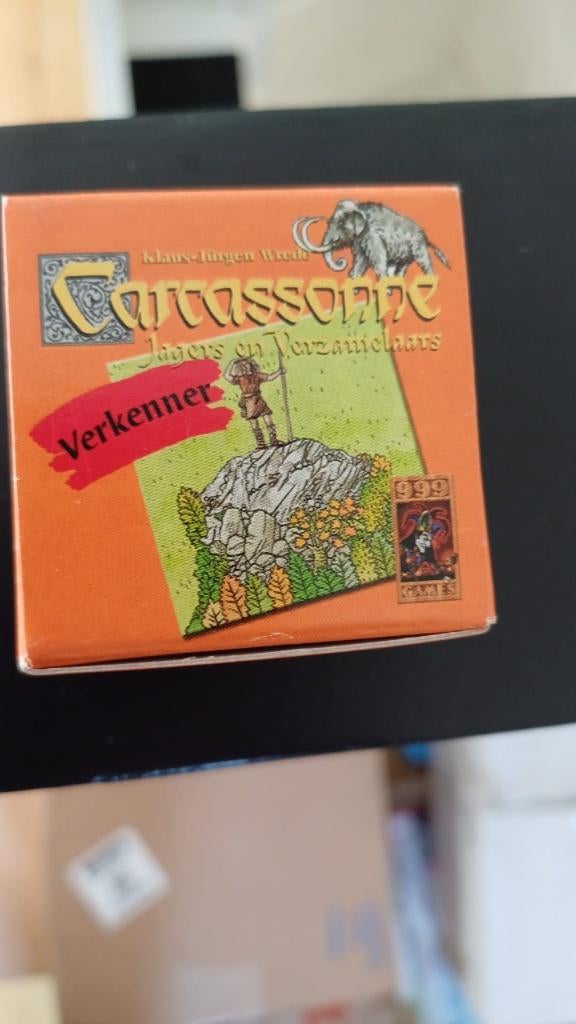 bordspel oude Carcassone Koning en Verkenner, Hobby en Vrije tijd, Gezelschapsspellen | Bordspellen, Vijf spelers of meer, Ophalen of Verzenden