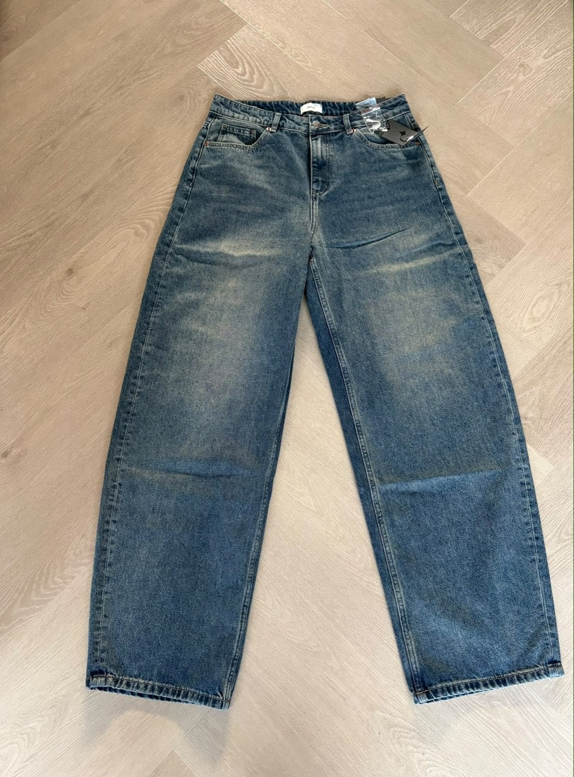 Nieuwe wijde jeans met wijde pijpen, Kleding | Dames, Ophalen of Verzenden, Nieuw, Blauw, W30 - W32 (confectie 38/40)