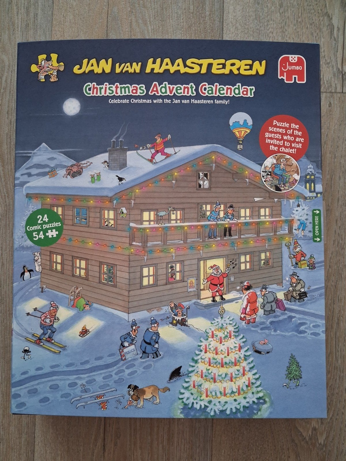 Jan van Haasteren advent calender 2025, Ophalen of Verzenden, Minder dan 500 stukjes, Zo goed als nieuw, Legpuzzel