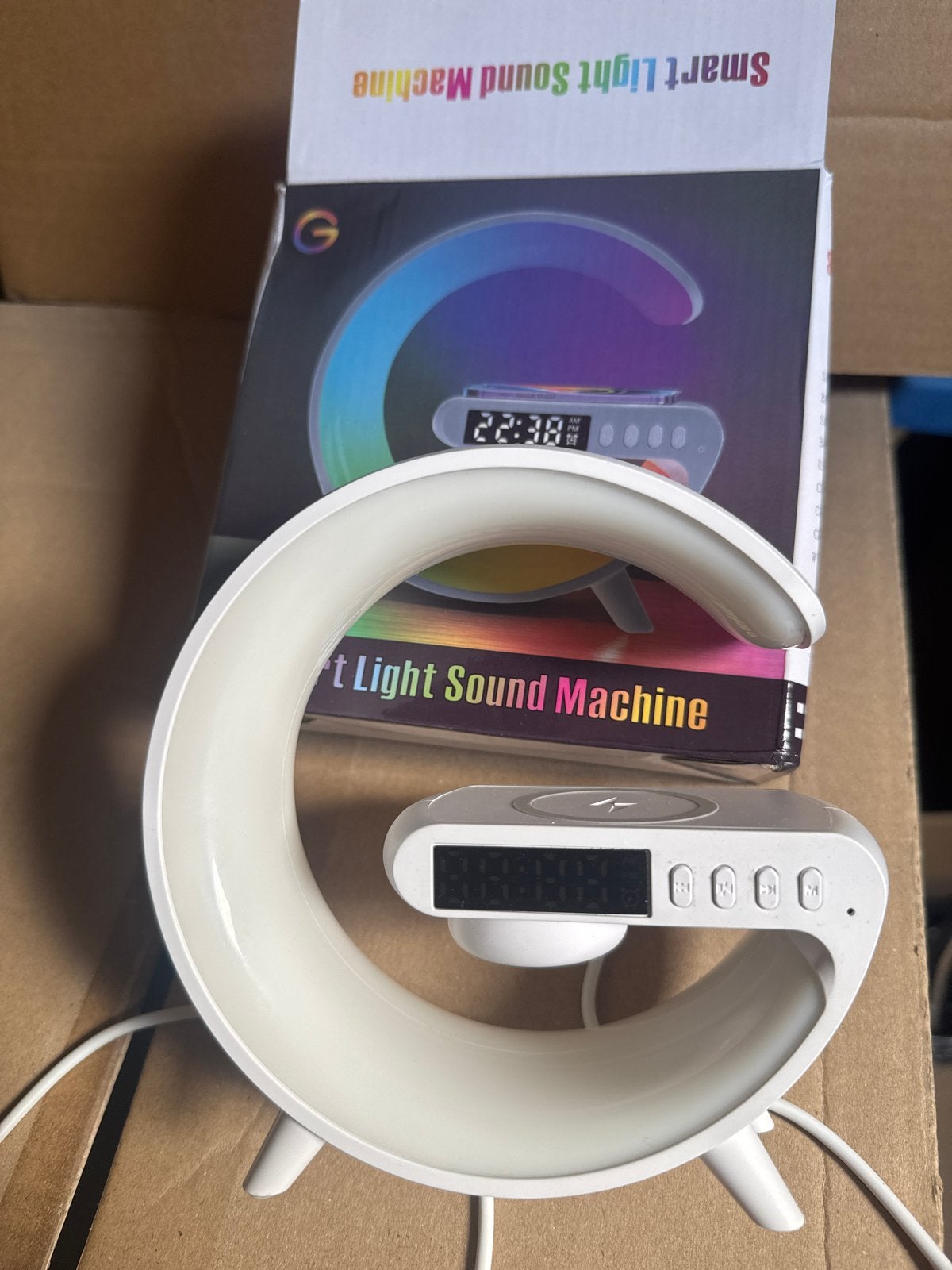 Smart Light Sound Machine met draadloos opladen, Ophalen of Verzenden, Nieuw, Digitaal