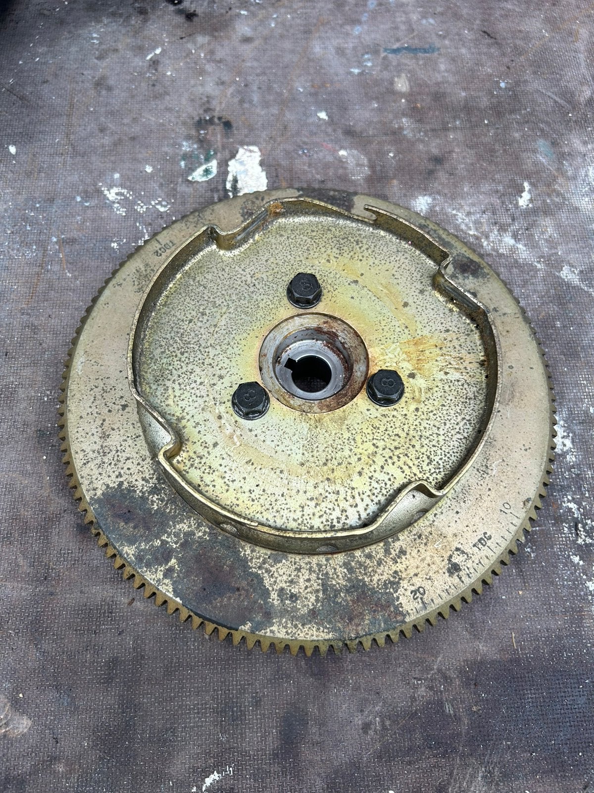 Vliegwiel  yamaha 20/25pk 2takt autolube, Ophalen of Verzenden, Motor en Techniek