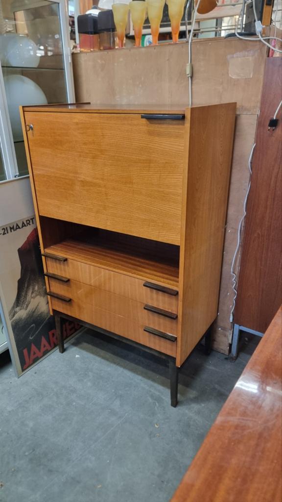 Vintage secretaire František Mezulanik jaren 60, Ophalen, Gebruikt, ,, ,
