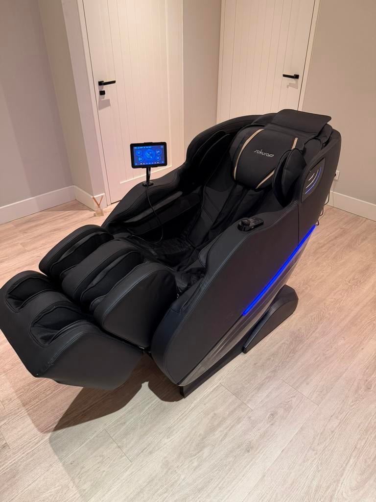 Massagestoel 3D Sakura Maximus 809 zwart, Sport en Fitness, Massageproducten, Ophalen, Zo goed als nieuw, Massagestoel of Kussen