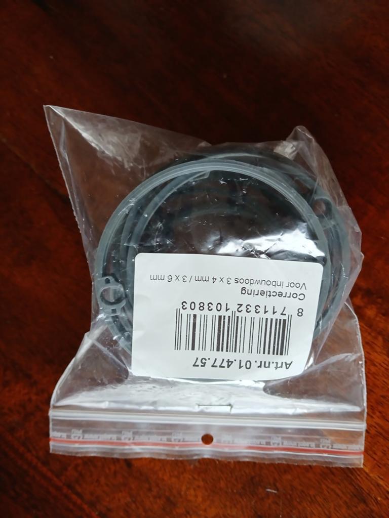 Correctiering voor inbouwdoos 3x4mm / 3x6mm, Ophalen of Verzenden, Nieuw, Overige typen