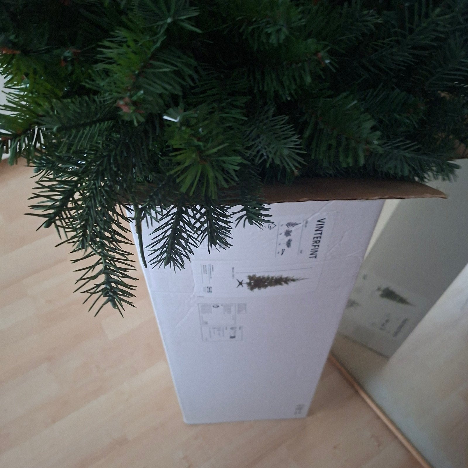 kerstboom te koop van ikea, Ophalen