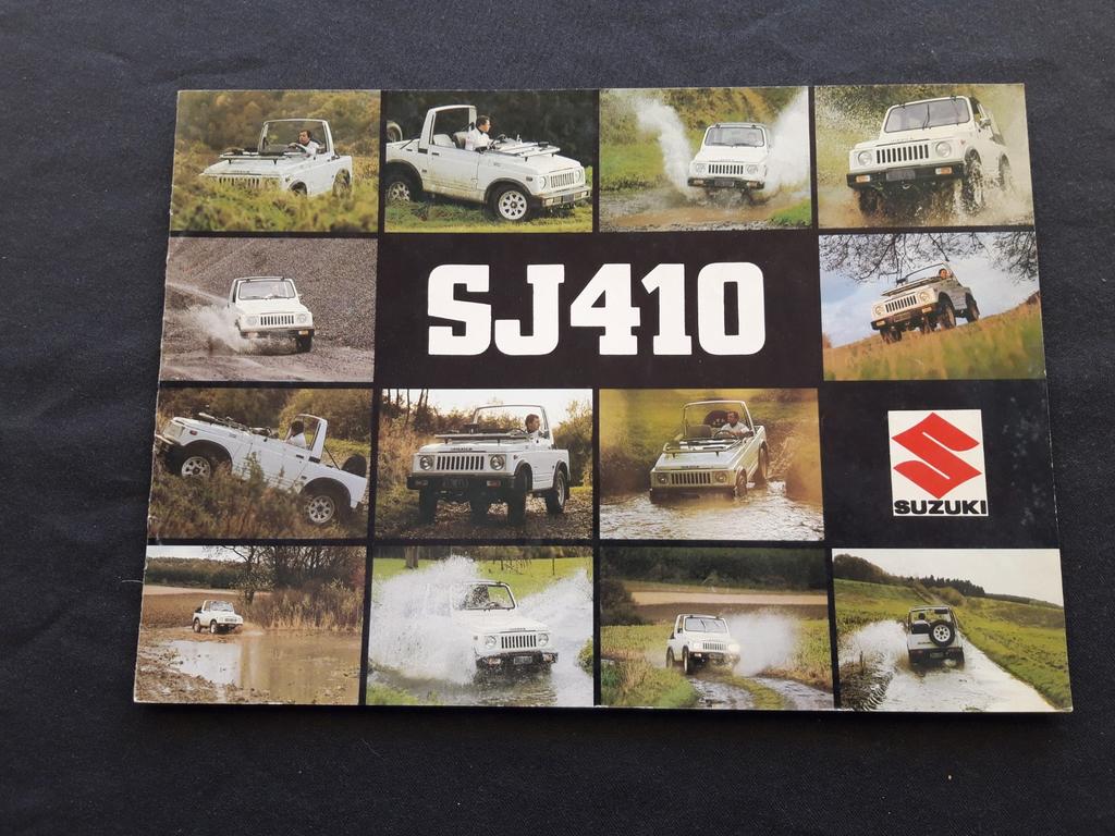 folder Suzuki SJ410 1983– Nederlands, Ophalen of Verzenden, Overige merken, Suzuki, Zo goed als nieuw