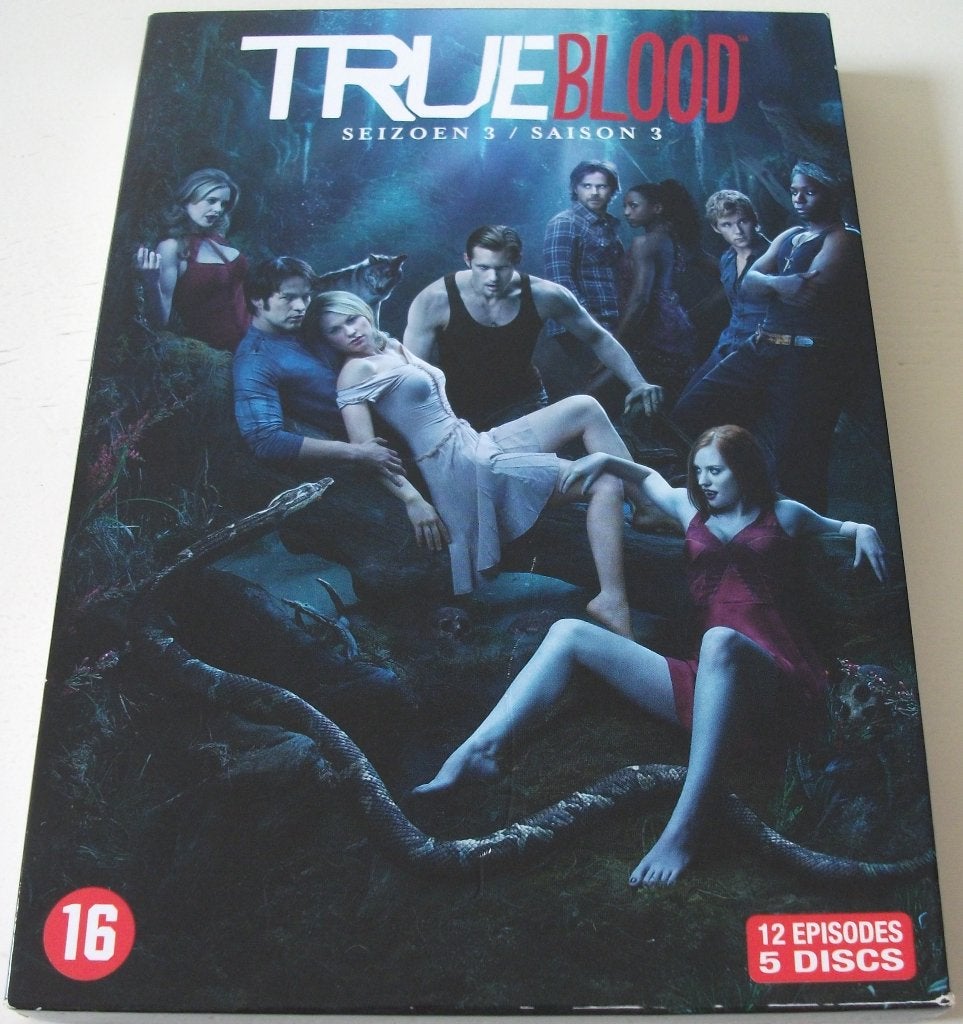 Dvd *** TRUE BLOOD *** 5-Disc Boxset Seizoen 3, Cd's en Dvd's, Horror, Pools, Bonusmateriaal, Vanaf 16 jaar