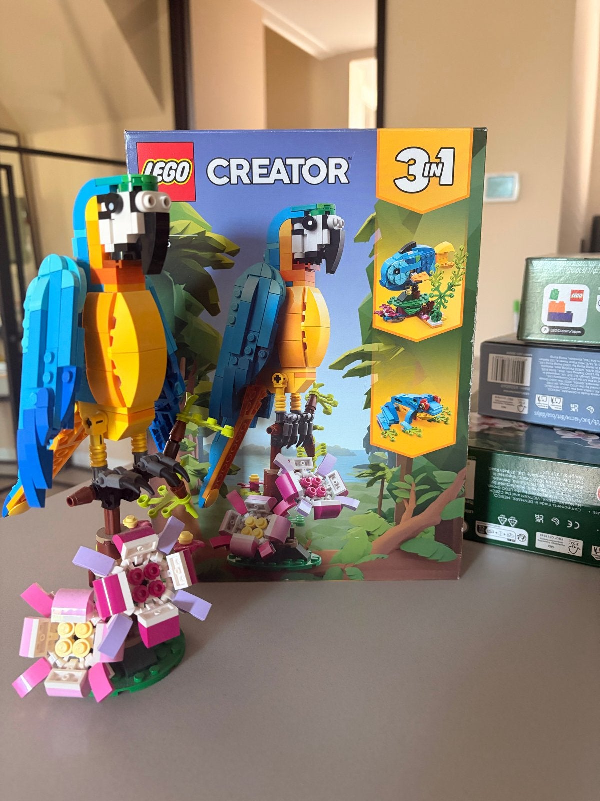 LEGO Creator 3in1 Exotische Papegaai (31136), Ophalen of Verzenden, Zo goed als nieuw, Overige merken