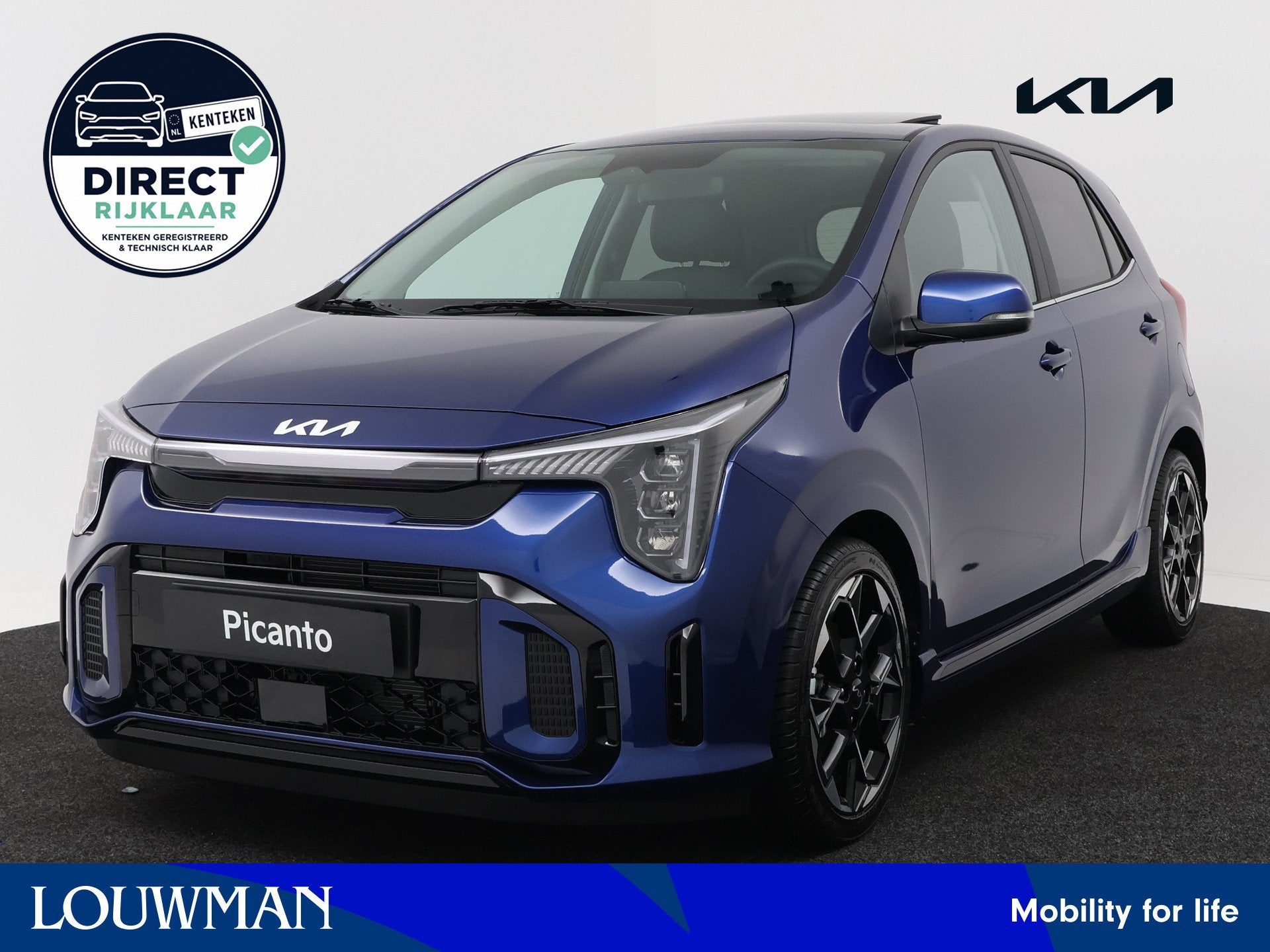 Kia Picanto 1.0 GDi GT-Line | ACTIE ! | NU UIT VOORRAAD LEVE, Auto's, Kia, 12 maanden, Automatische klimaatregeling, 68 pk, Leder