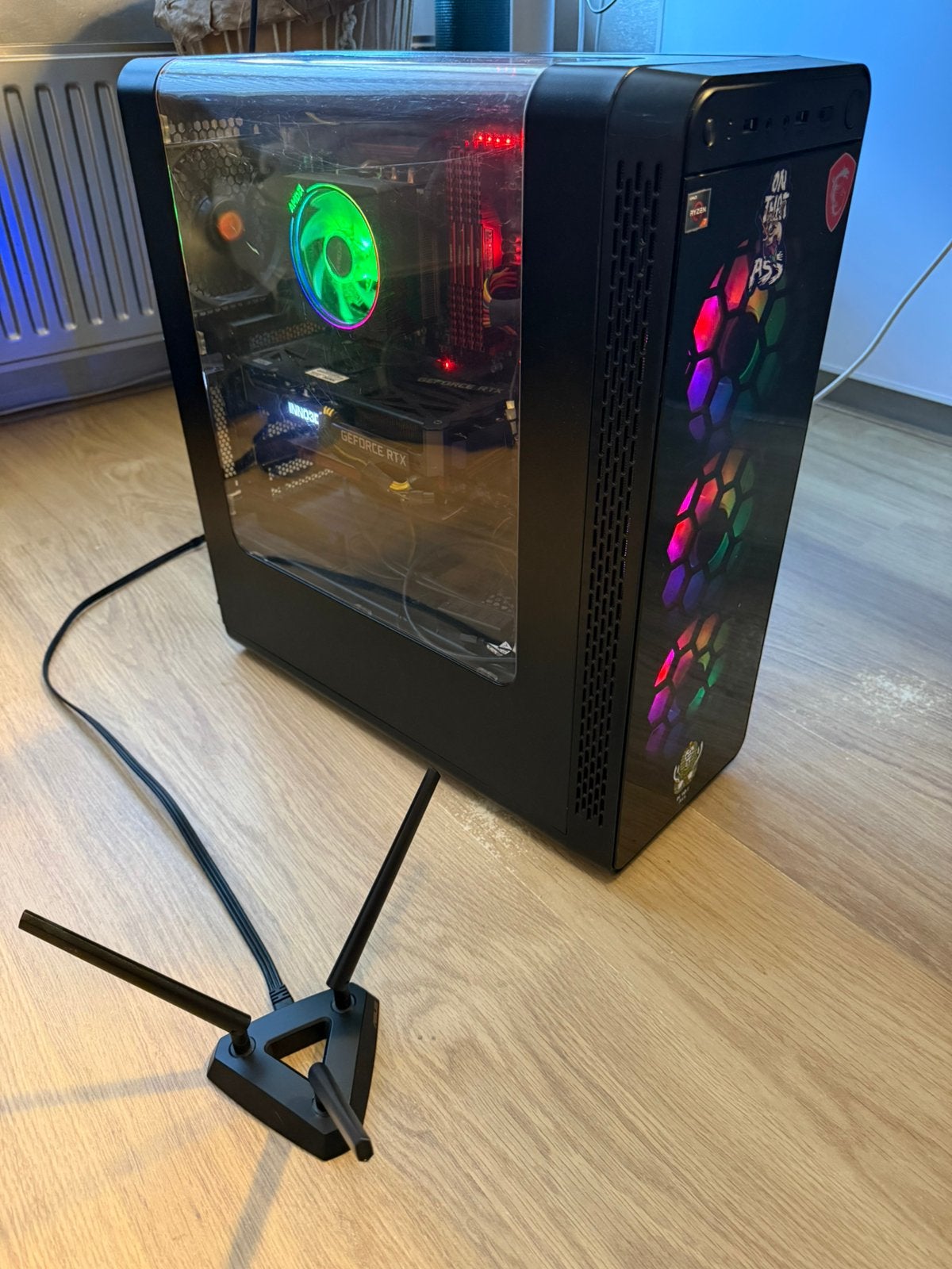 PC | NVIDIA GeForce RTX 3060 Ti | AMD Ryzen 2700X | 40GB Ram, Ophalen, Gebruikt, 2 tot 3 Ghz, 32 GB