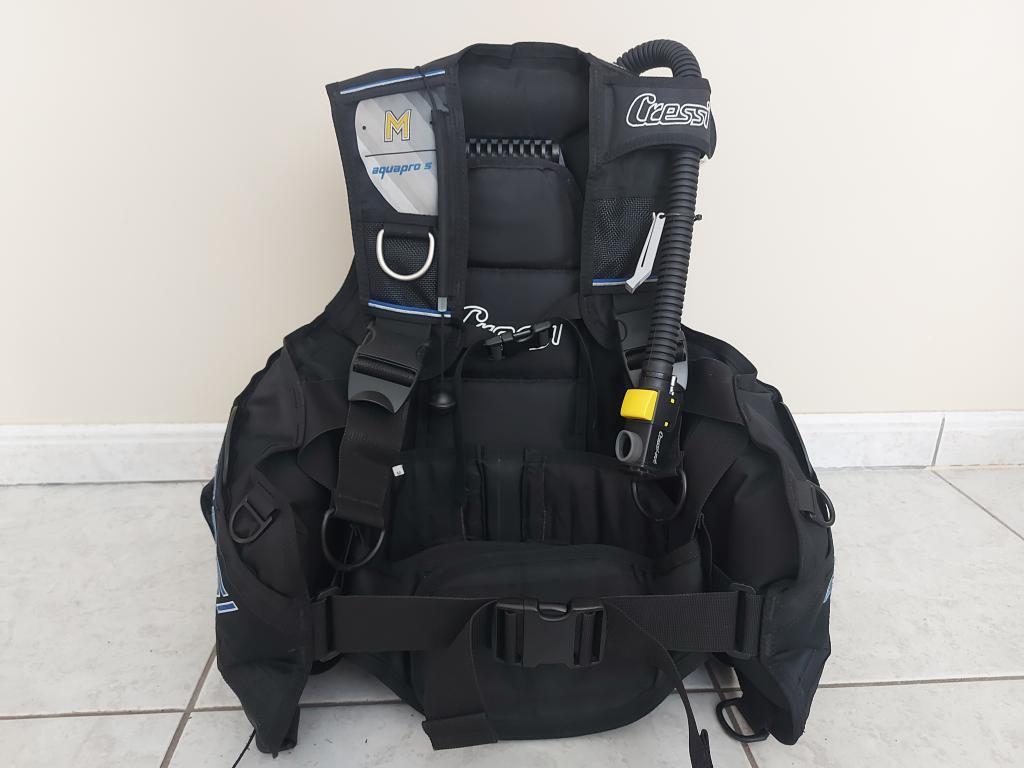 Bcd Cressi Aquapro 5, Watersport en Boten, Duiken, Ophalen, Zo goed als nieuw, Trimvest of Wing