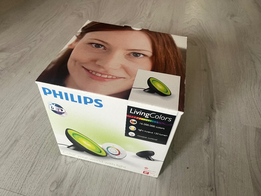 Philips Livingcolors Bloom, Zwart, Ophalen of Verzenden, Gebruikt, Philips