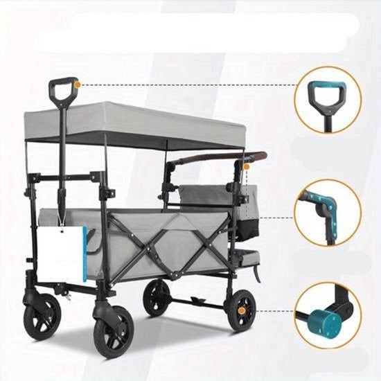 Bolderkar – Bolderwagen - Opvouwbare Bolderkar, Corvance B.V., Verzenden, Nieuw, Corvancebol@gmail.com