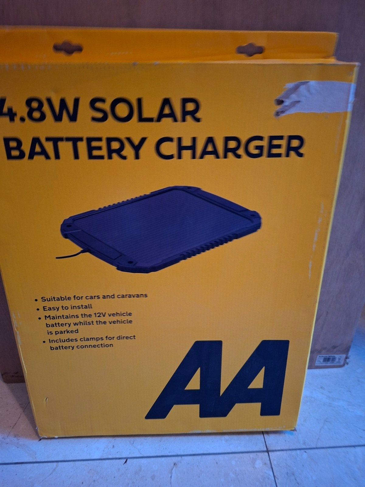 AA 4.8W Zonne-energie Acculader voor Auto's en Caravans, Ophalen of Verzenden, Nieuw, Universele onderdelen