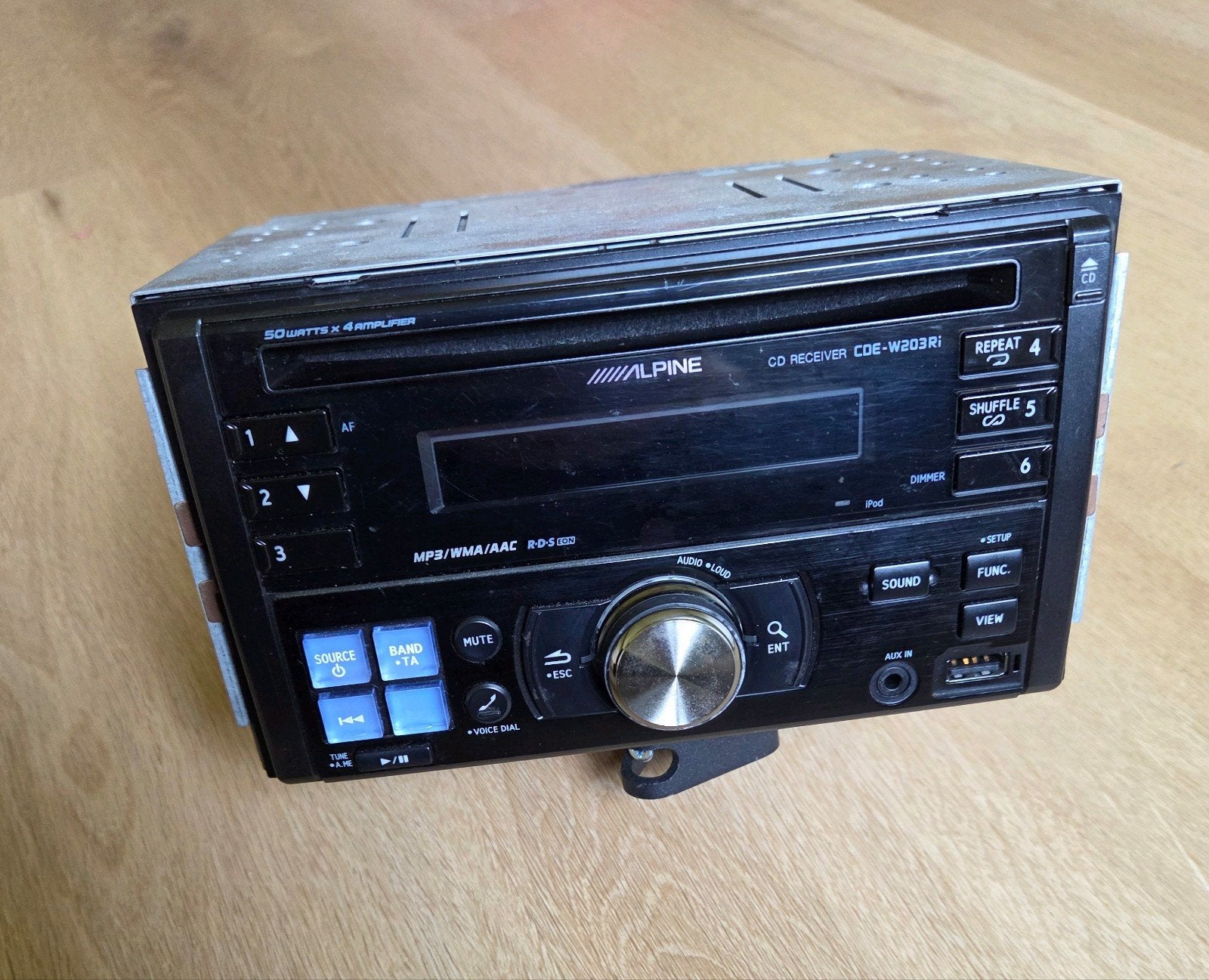 Alpine CDE-W203Ri Autoradio, Ophalen of Verzenden, Gebruikt