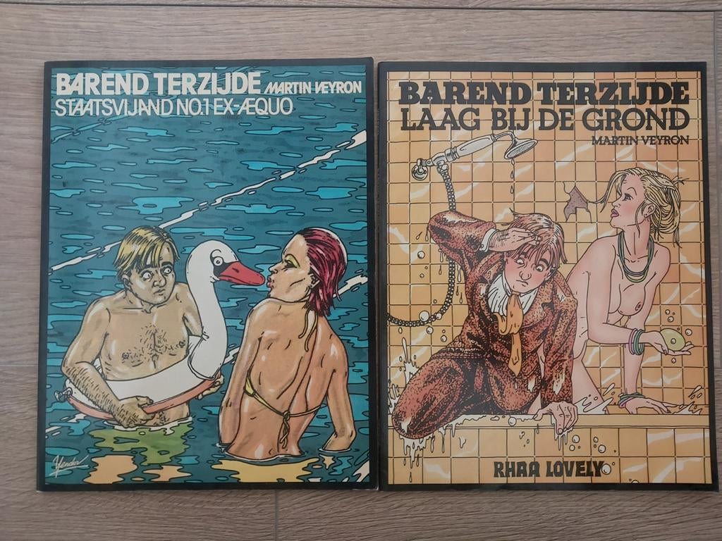 Barend Terzijde - Staatsvijand No.1 & Laag bij de Grond, Meerdere stripboeken, Ophalen of Verzenden, Gelezen, Martin Veyron