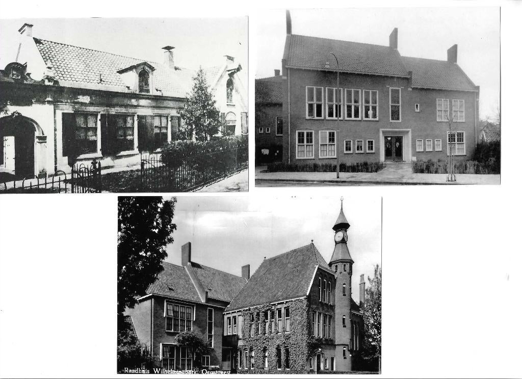 oegstgeest  3x ook apart rechthuis  1686-1901, 1960 tot 1980, Verzenden, Foto, Zo goed als nieuw
