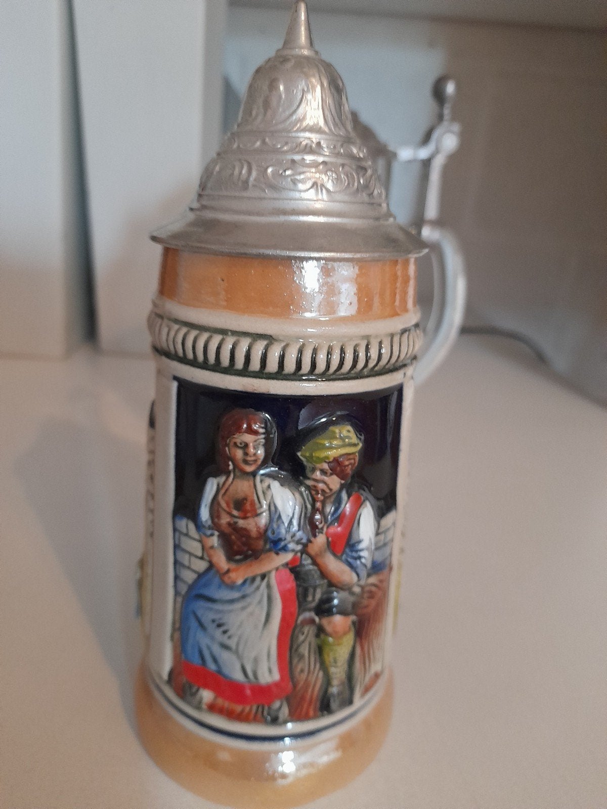 Porseleinen bierpull, Ophalen of Verzenden, Porselein, Overige typen