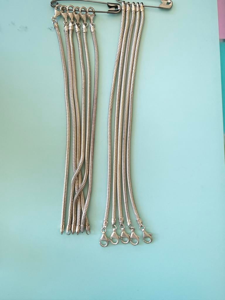Zilveren armbanden geschikt voor bedels (Pandora, Tedora, Fo, Verzenden, Nieuw, Zilver