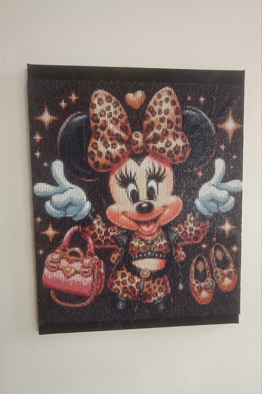 Diamond Painting Minnie Mouse Panterprint, Ophalen, Minder dan 50 cm, 50 tot 75 cm, Overige typen