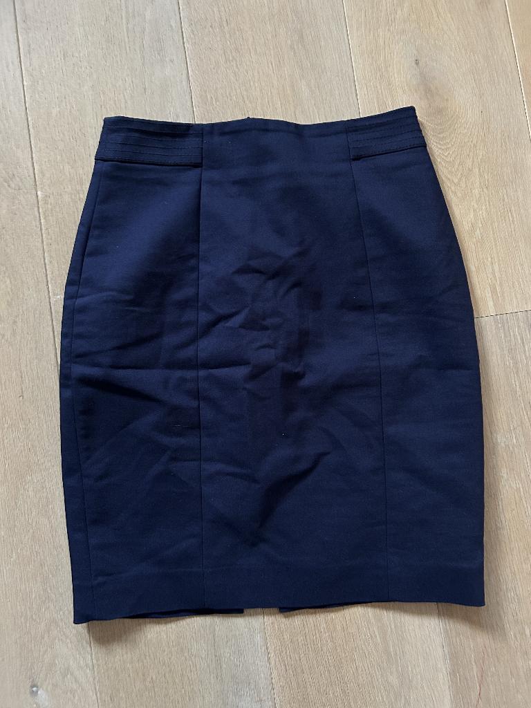 Donkerblauwe H&M Rok - Maat 36, H&M, Blauw, Ophalen of Verzenden, Zo goed als nieuw