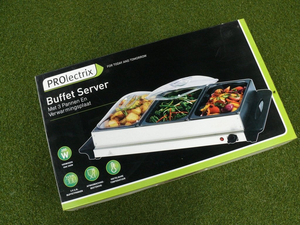 Buffet Server / warmhoudpannen + verwarmingsplaat Nieuw, Overige typen, Ophalen of Verzenden, Nieuw