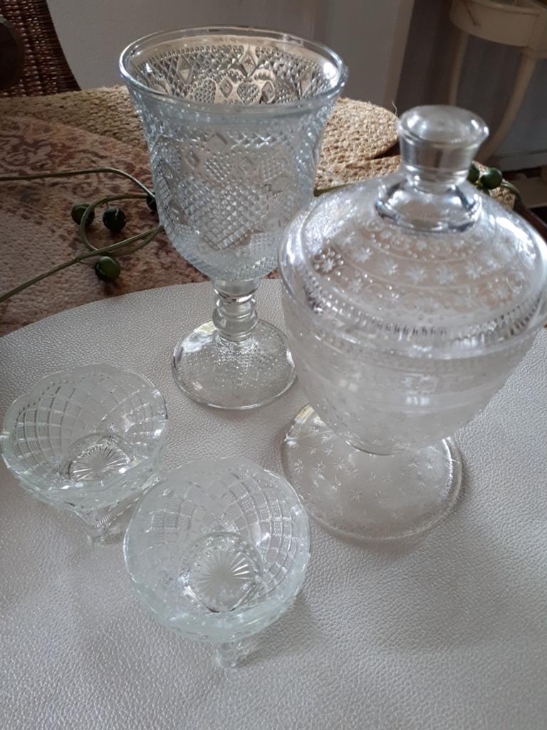 Antiek glas kristal verzameling, Antiek en Kunst, Ophalen of Verzenden