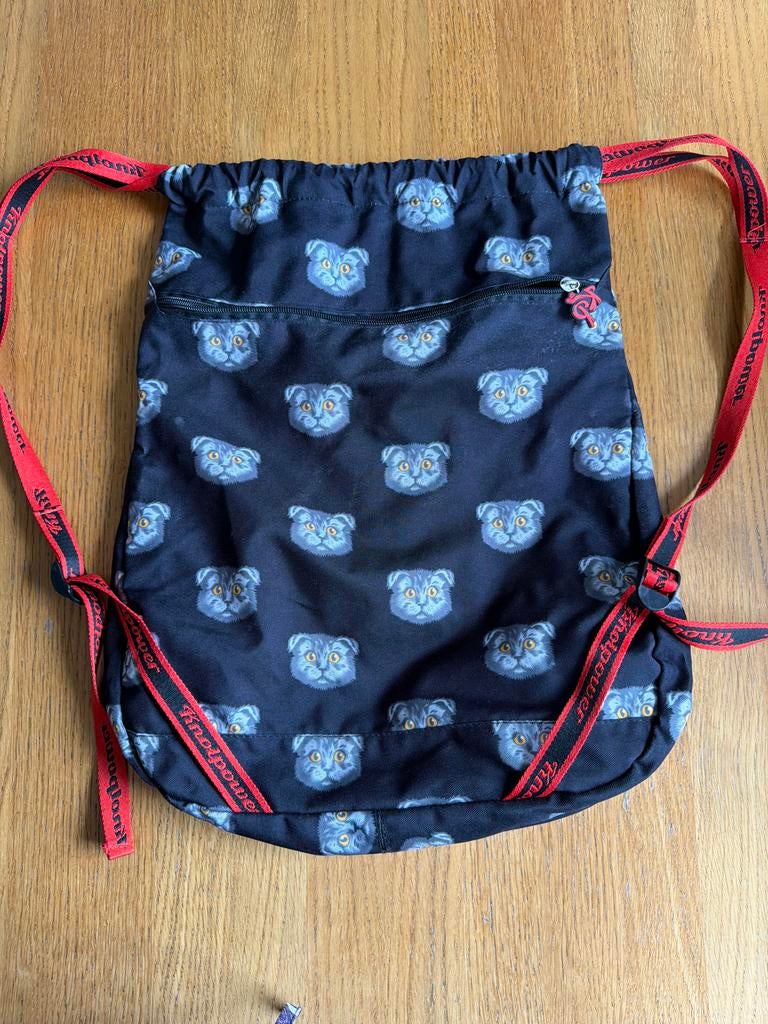Leuke rugzak met kattenprint - Knolpower, Ophalen of Verzenden, Zo goed als nieuw