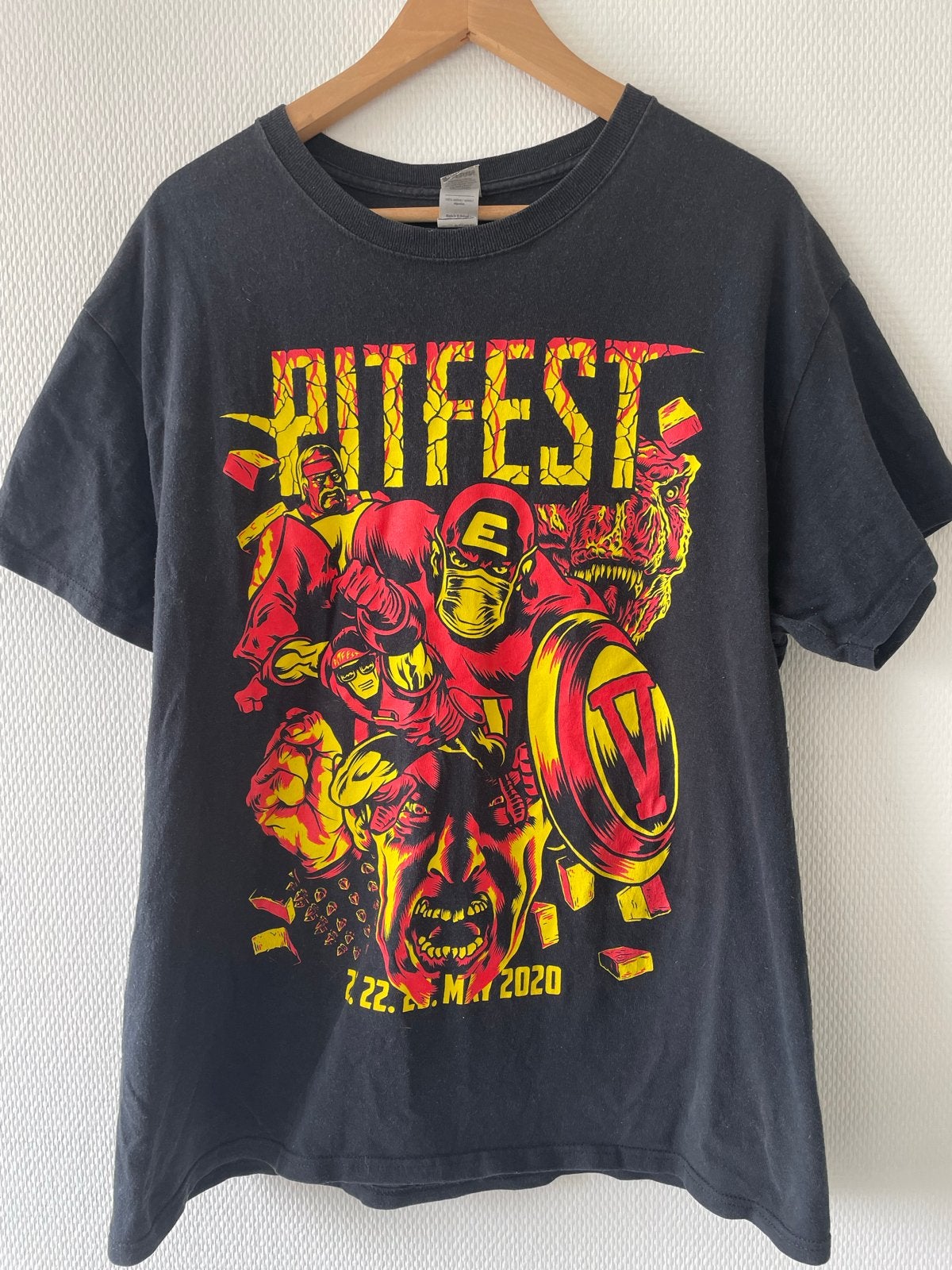 Pitfest 2020 T-shirt - All We Got Was A Lousy Livestream, Kleding | Heren, T-shirts, Ophalen of Verzenden, Gedragen, Overige maten