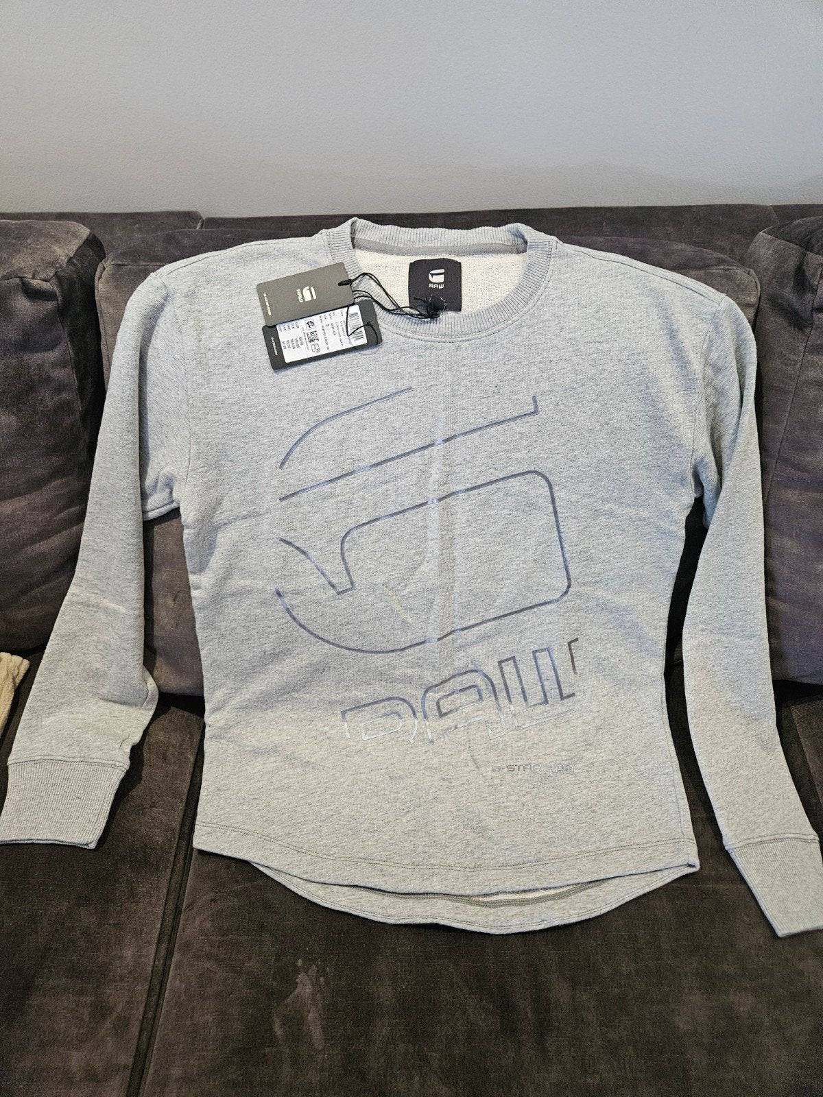 G-Star RAW Graphic Shift XZTPH sweater maat S, Nieuw, Ophalen of Verzenden, Grijs, Maat 46 (S) of kleiner