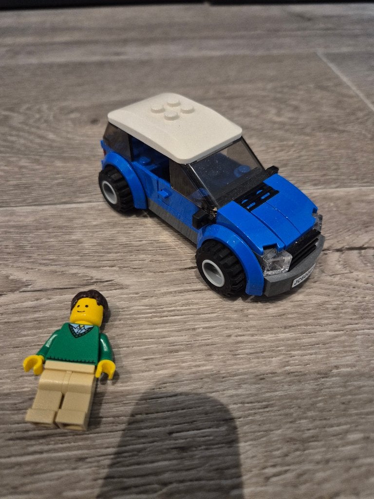 lego city sleepwagen en auto, Lego, Inclusief instructies, Ophalen of Verzenden, Complete set