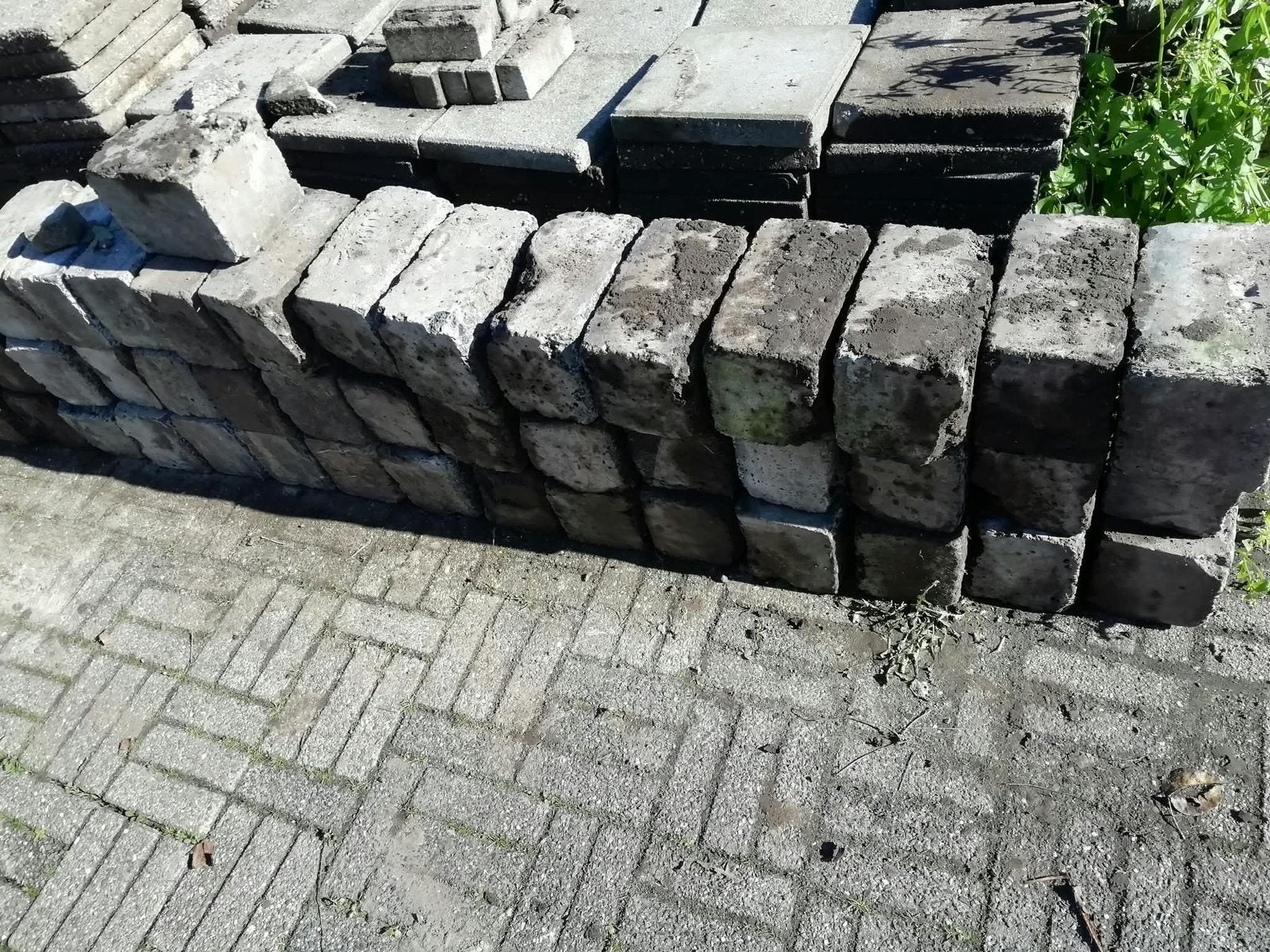 60 blokken sierbestrating - Gratis af te halen, Ophalen, Zo goed als nieuw, Overige materialen, Overige typen