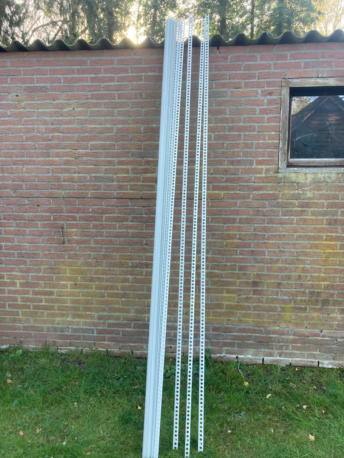 Gepoedercoate eindprofielen gipsplaat (plafond / wand) nieuw, Ophalen, Nieuw, Overige typen, Minder dan 2 meter