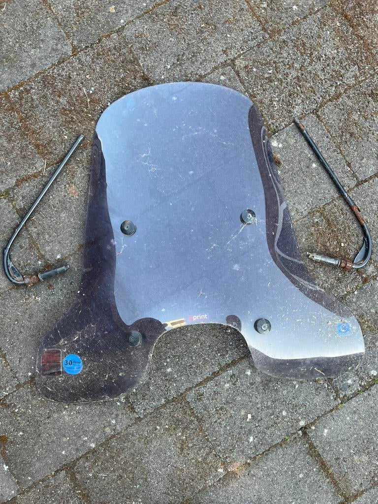 Hoog Smoke Windscherm voor Vespa Sprint EU versie, Fietsen en Brommers, Ophalen, Gebruikt, Overige typen, Vespa