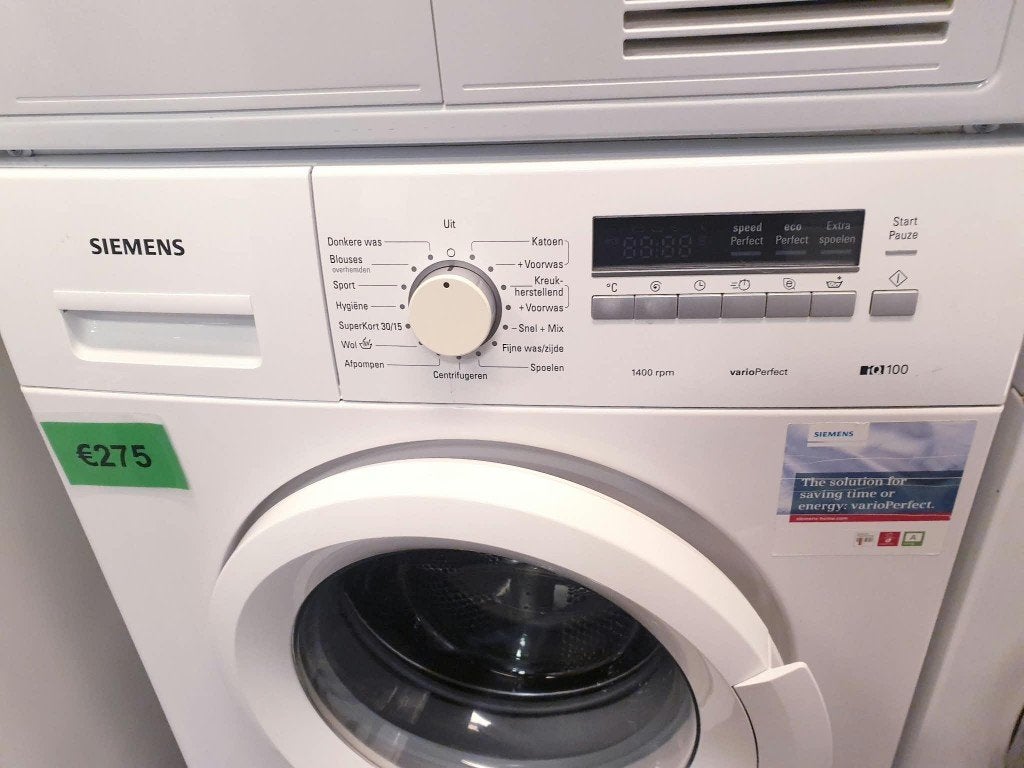 siemens wasmachine 6kg inc 6 mnd garantie, Witgoed en Apparatuur, Ophalen, Handwasprogramma, Zo goed als nieuw, Voorlader