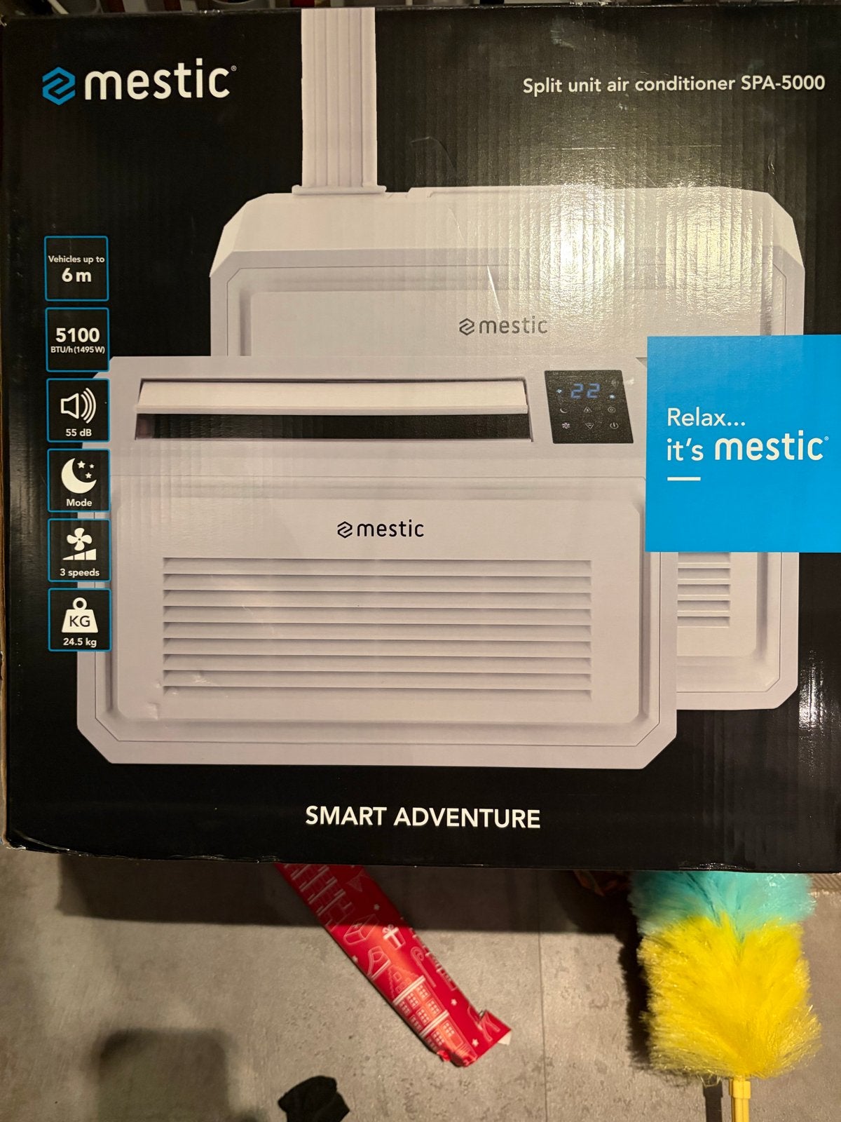 Mestic Split unit airconditioner SPA-5000 - Zo goed als nieu, Ophalen, Minder dan 60 m³, 3 snelheden of meer, Zo goed als nieuw