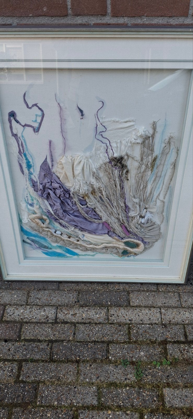 textielkunst, Ophalen of Verzenden, Minder dan 50 cm, Schilderij