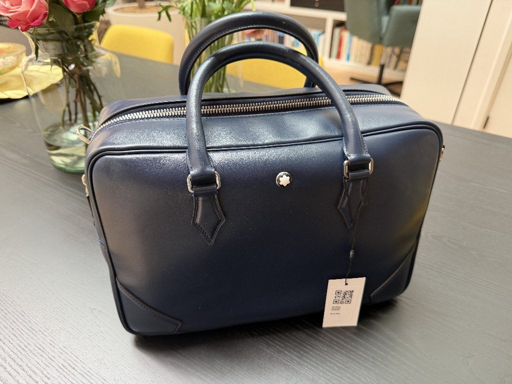 Montblanc Meisterstück aktetas - Nieuw, Ophalen of Verzenden, Nieuw, Blauw, Leer