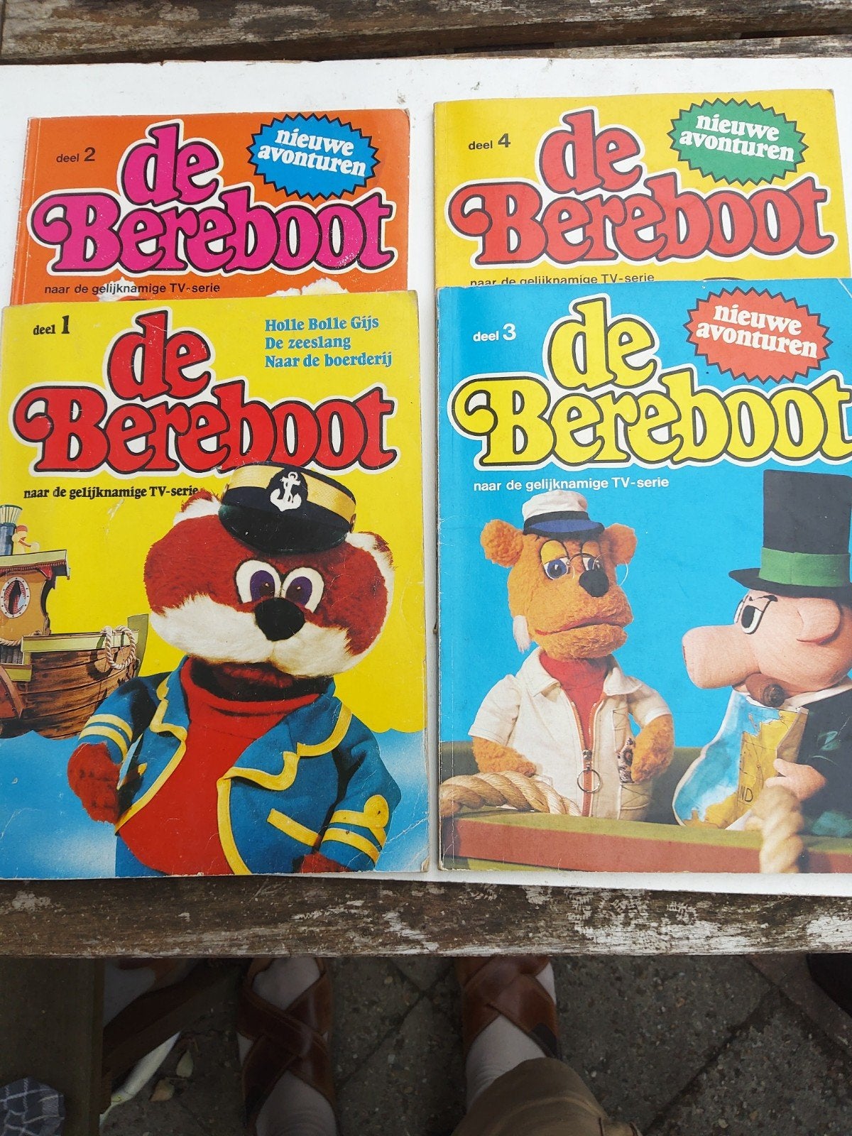 De Bereboot - Complete set van 4 kinderboeken (deel 1-4), Boeken, Ophalen of Verzenden, Gelezen, Loek Kessels, Fictie algemeen